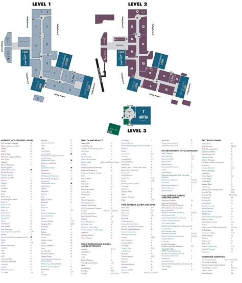 tyson's corner mall map.